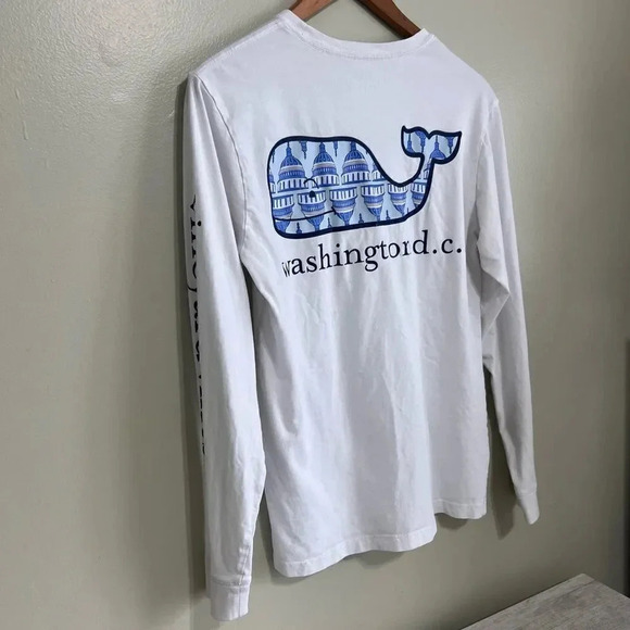 Vineyard Vines Washington DC Long Sleeve Shirt Size XS - Picture 5 of 10
